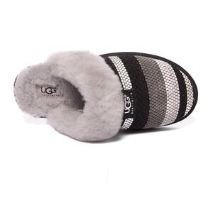 UGG Women's Black and Gray Slippers